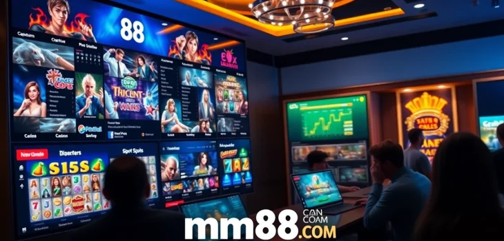 Exciting digital gaming interface featuring mm88 com's diverse betting options.