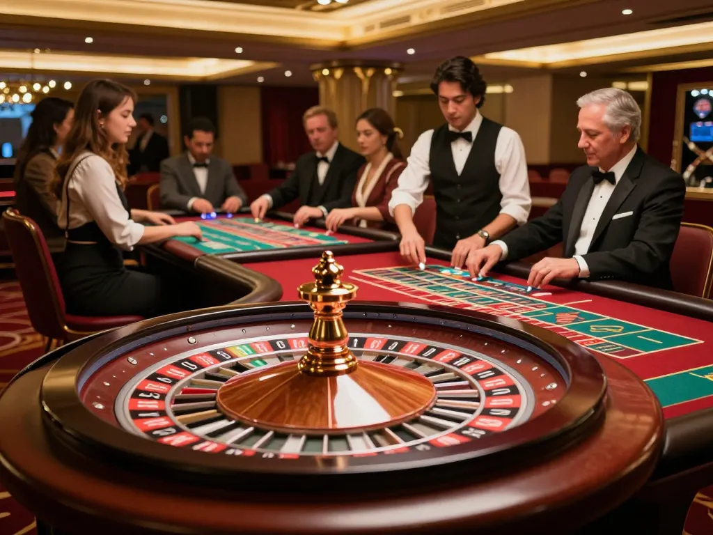 Experience thrilling roulette gameplay at KDTOTO's exciting casino.